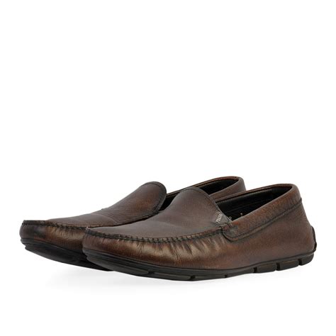 prada moccasins men's